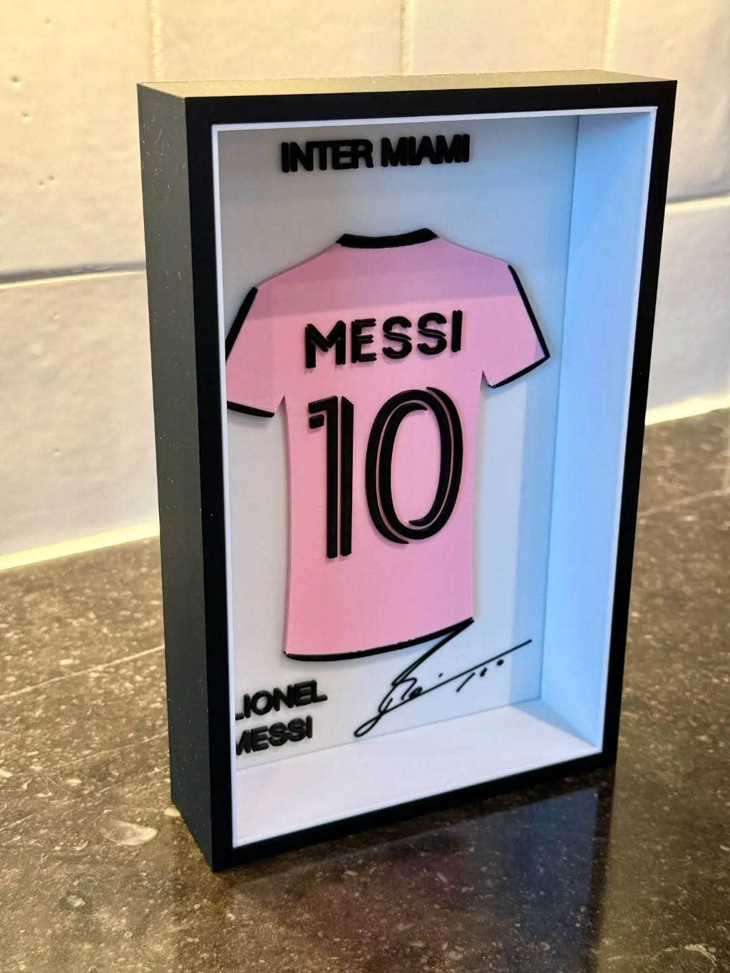 Lionel Messi - Inter Miami - Jersey frame