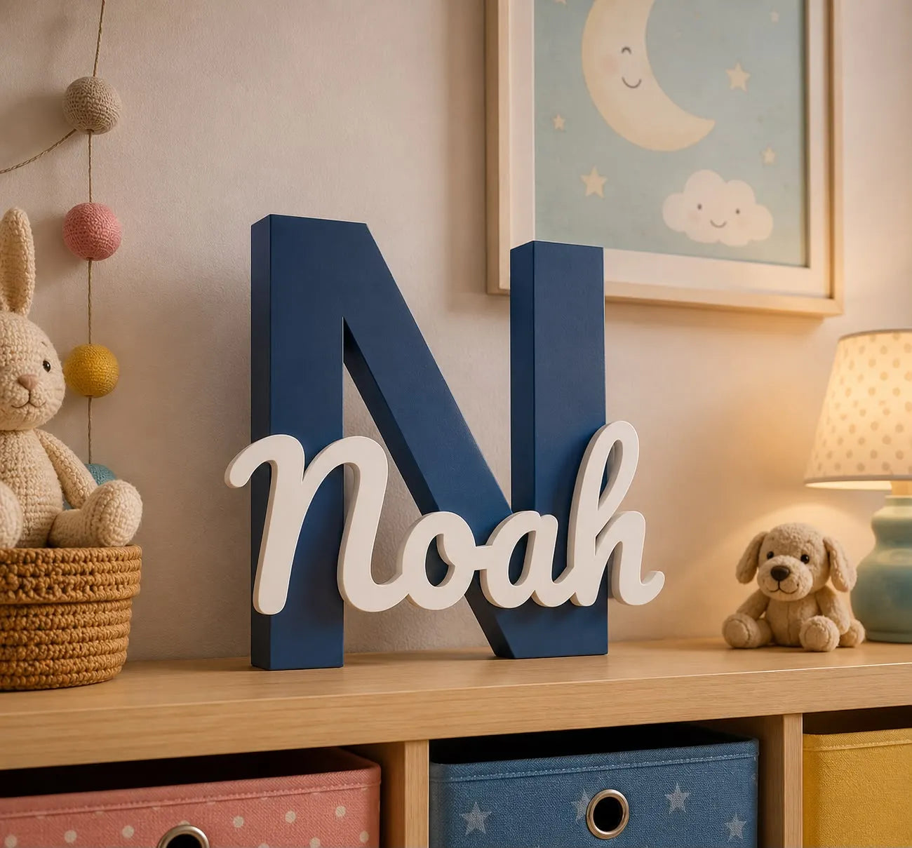 Initial letter name sign gift