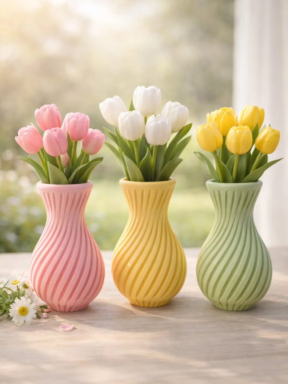 Flower Vase - Spring Twist