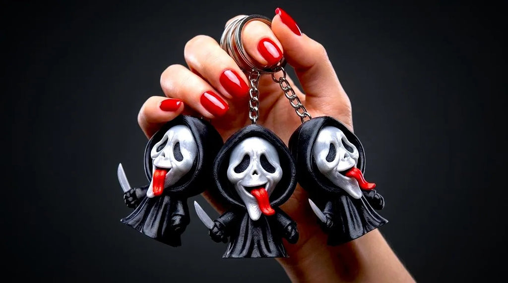 Ghost face keychain