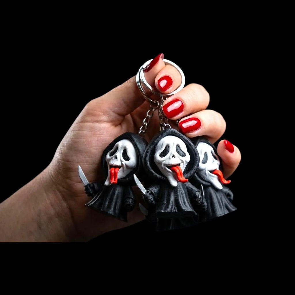 Ghost face keychain