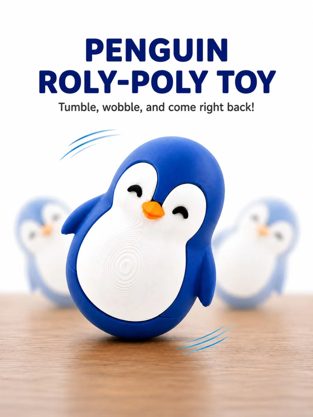 Cute Wobbly Penguin