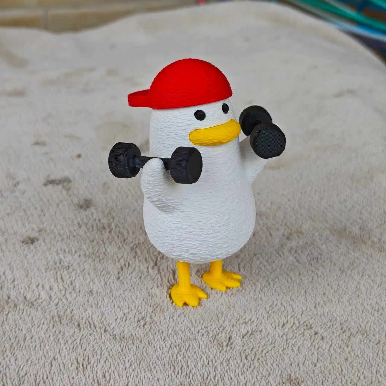 Gym duck (fuzzy skin )