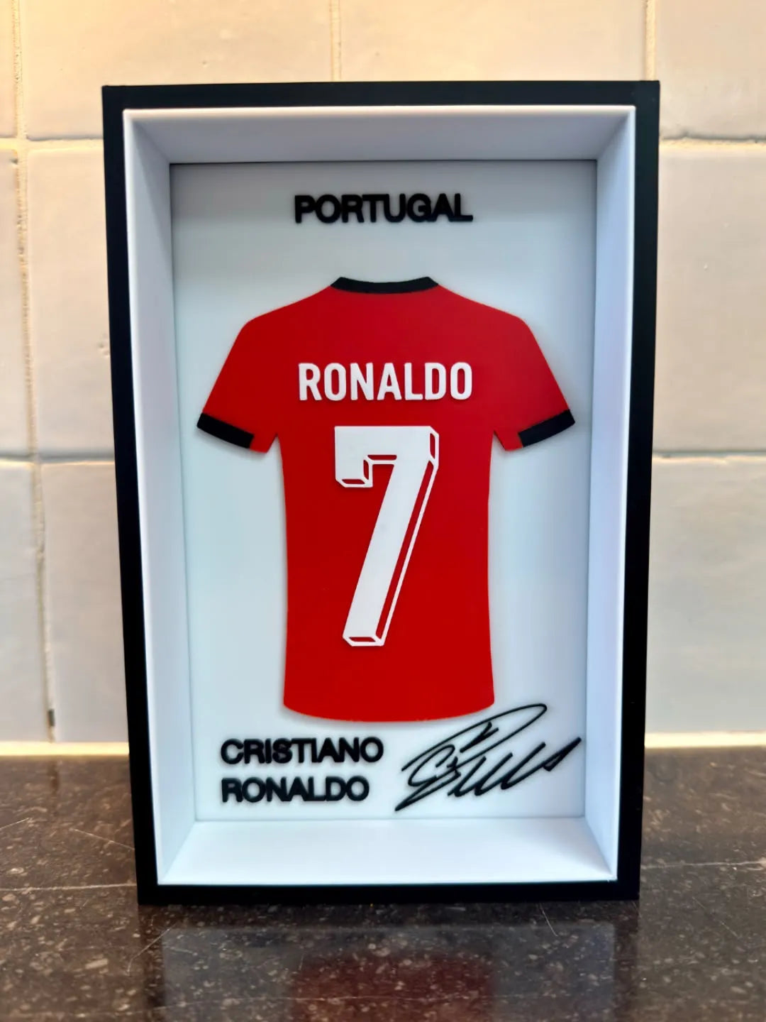 Cristiano Ronaldo - Portugal - Jersey frame