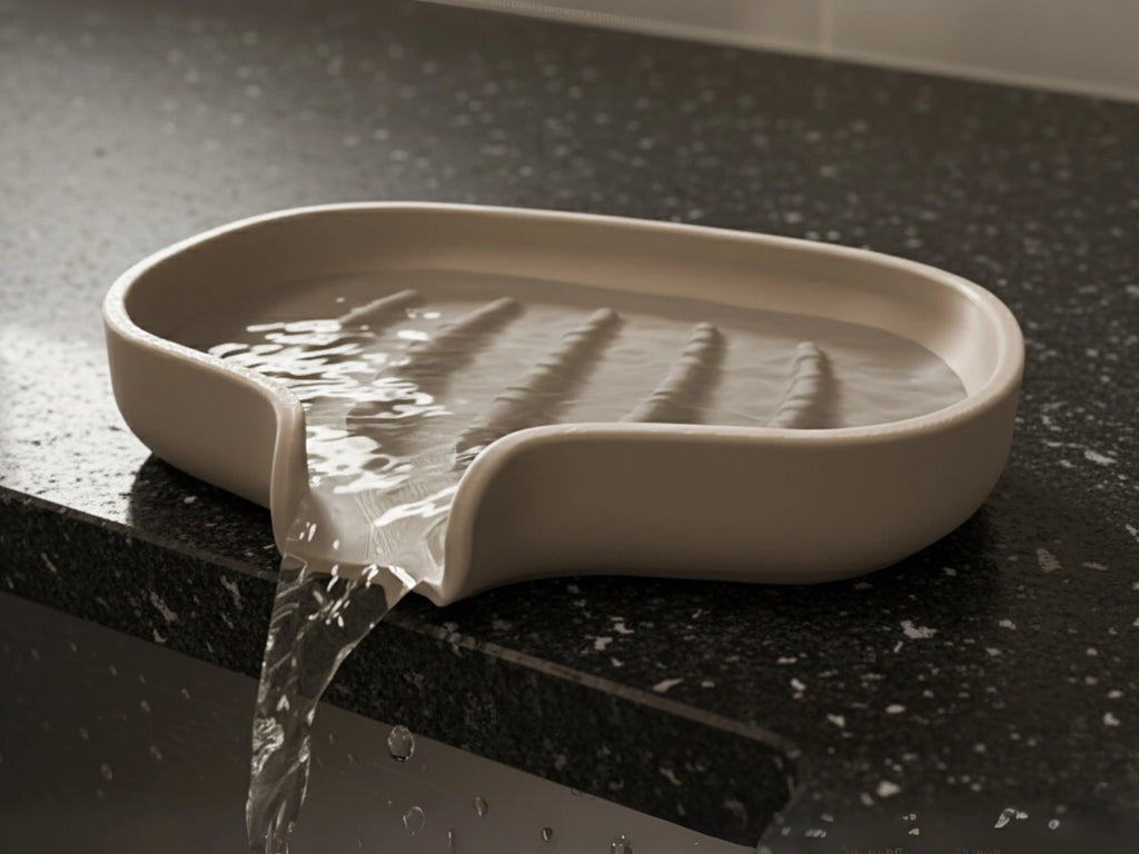 Soap dish (self draining)