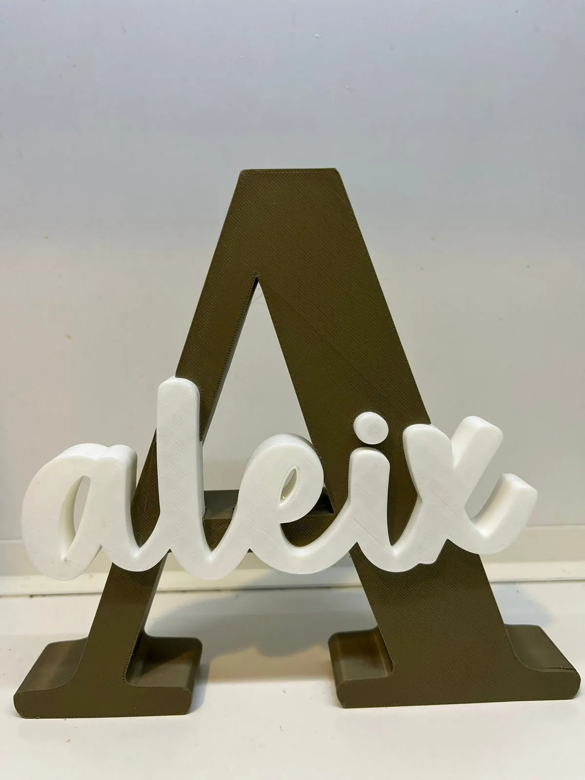 Initial letter name sign gift