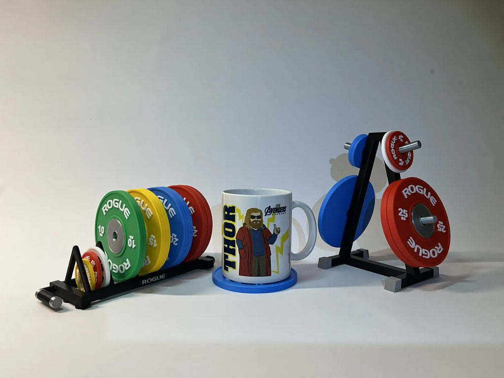 Olympic Weight Plate Coasters (whole set )