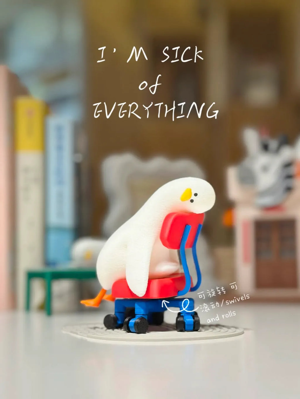 Lying Flat Duck Lazy Duck + Rotatable Chair