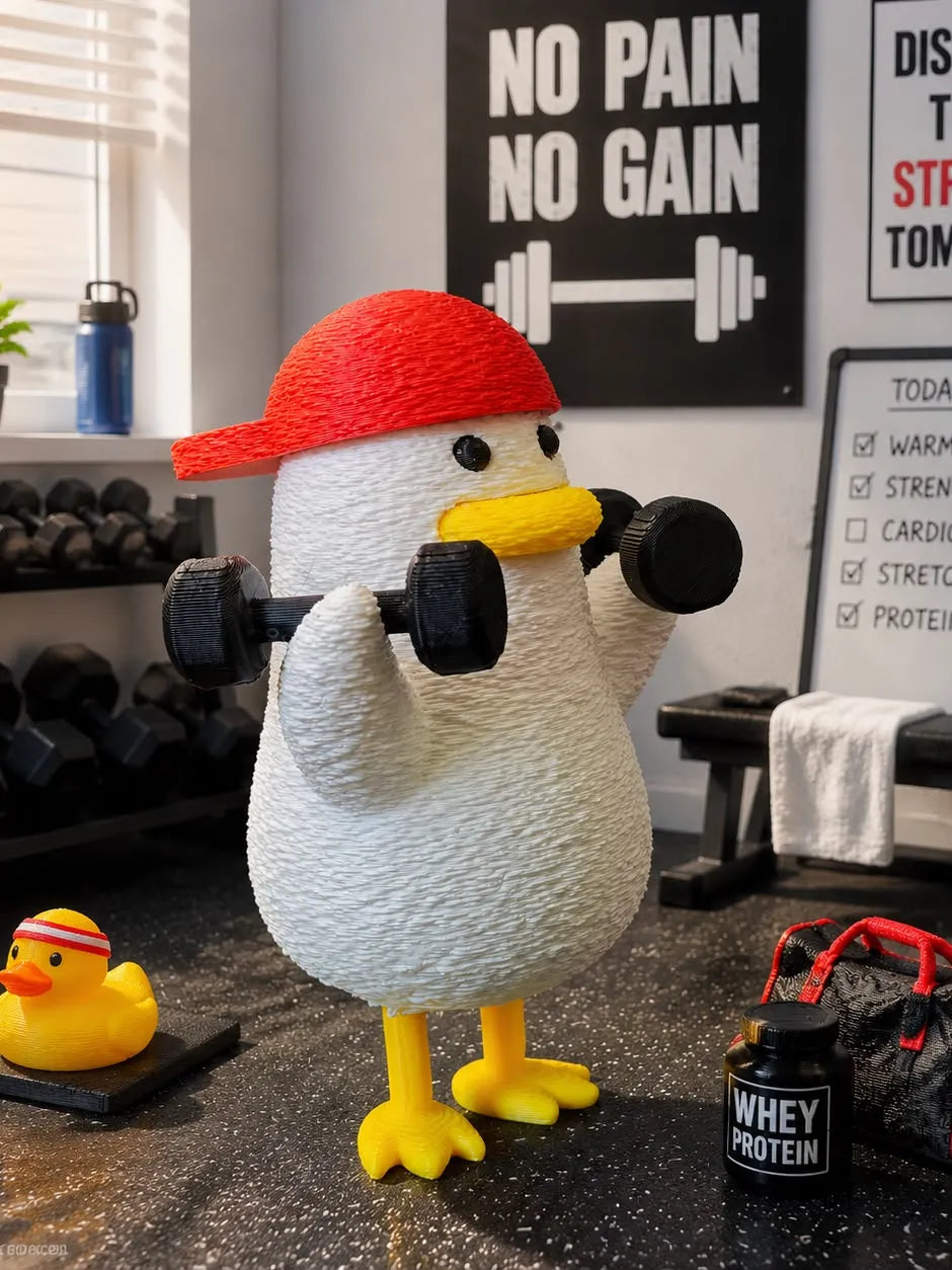 Gym duck (fuzzy skin )