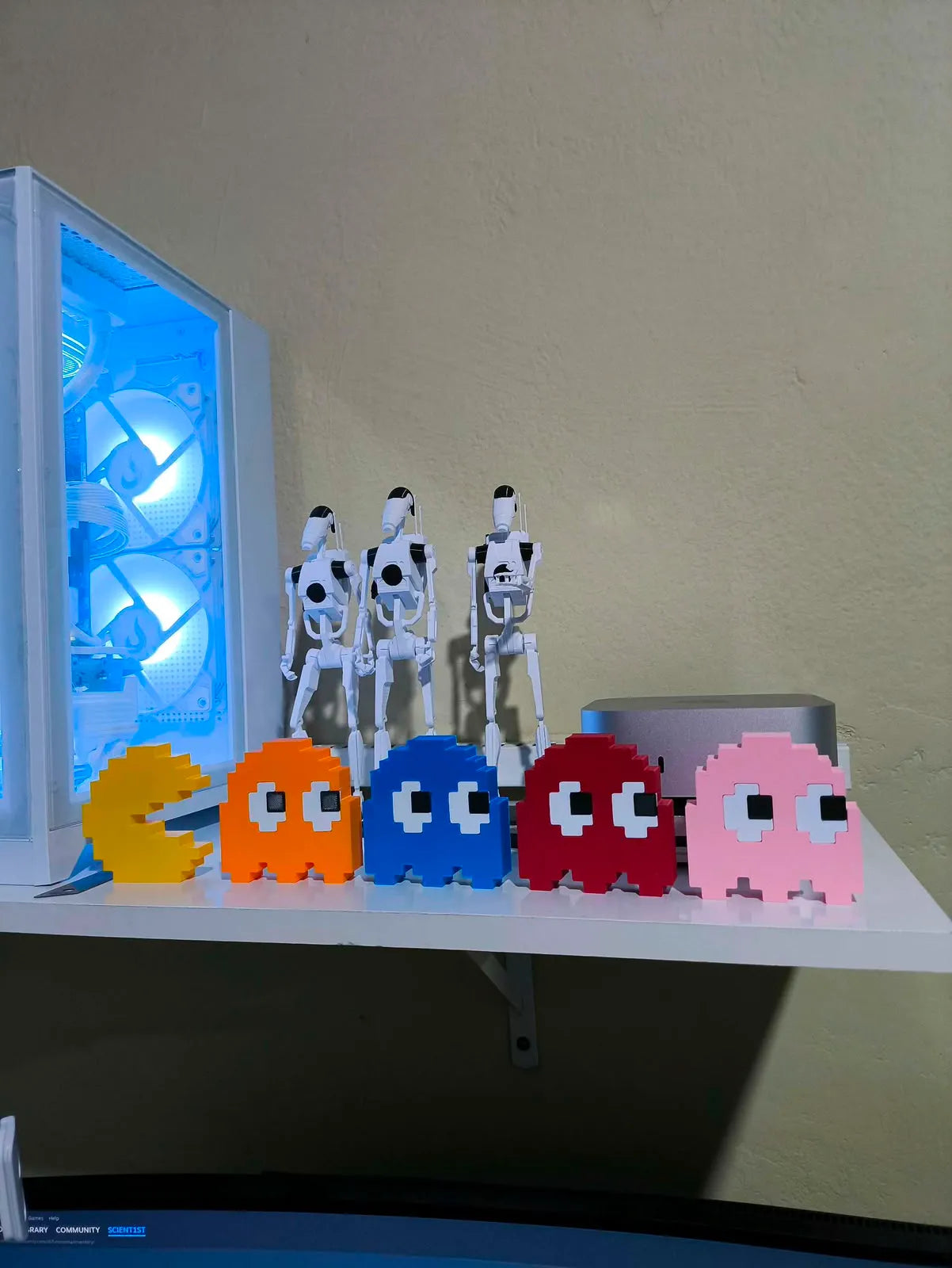 Pac man art (5 pieces)
