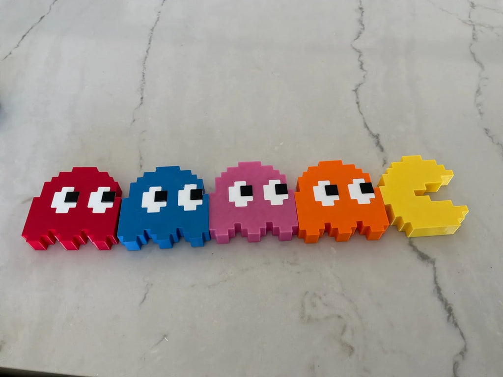 Pac man art (5 pieces)