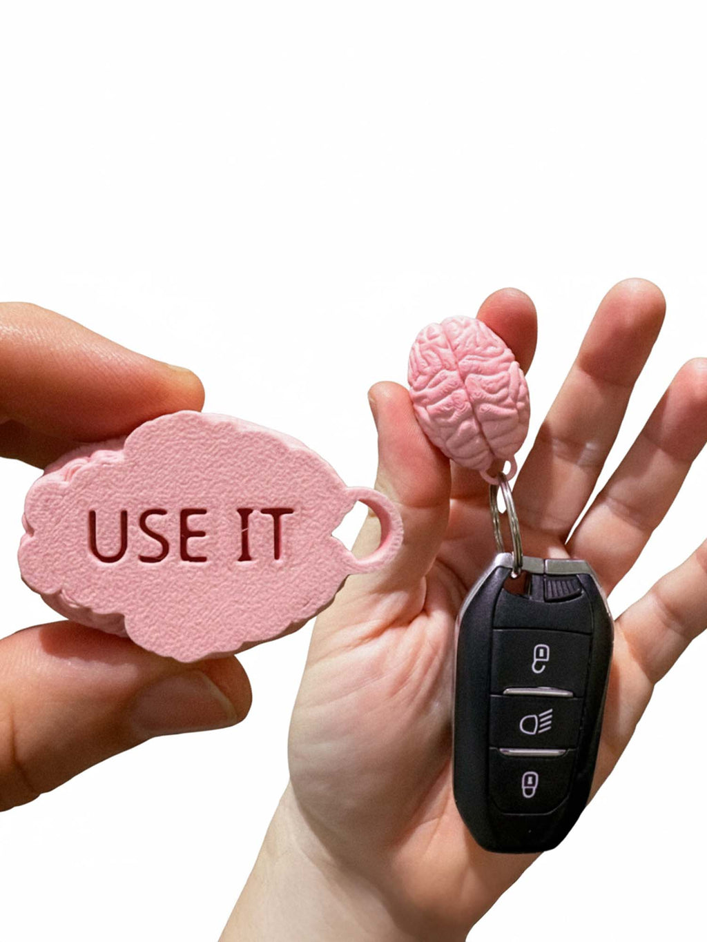 Brain Use It Keychain