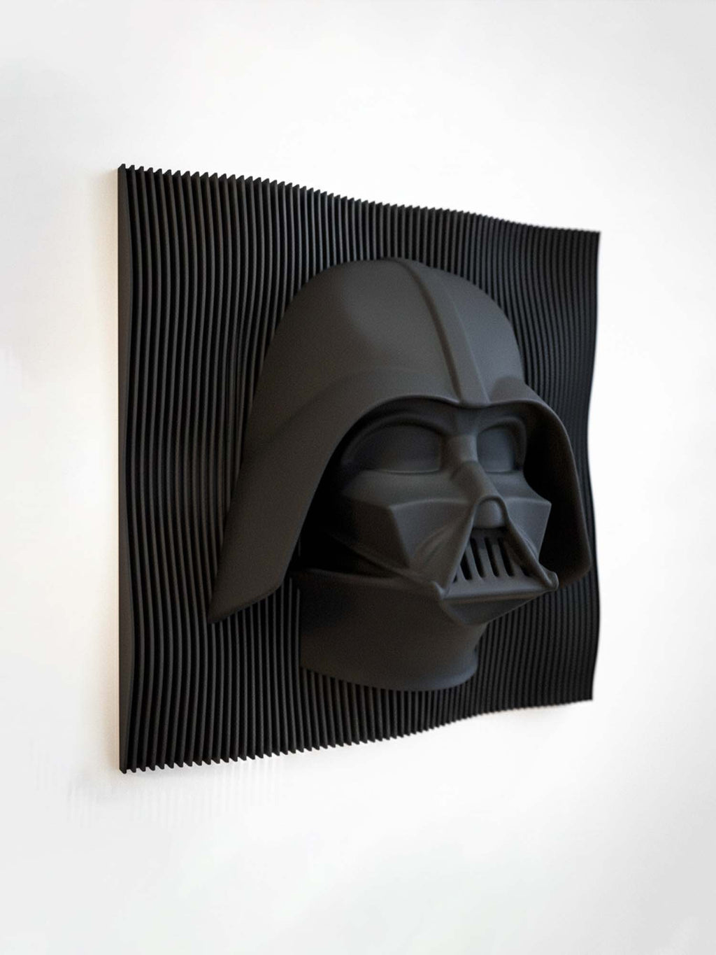 Darth vader layered wall art