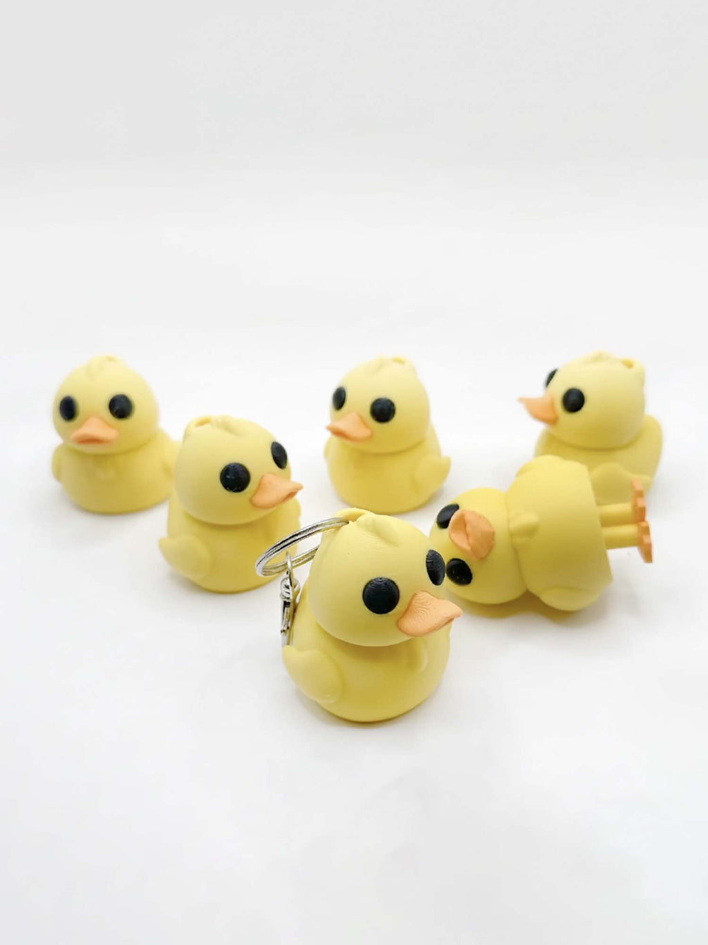 Duck Hidden Feet Keychain
