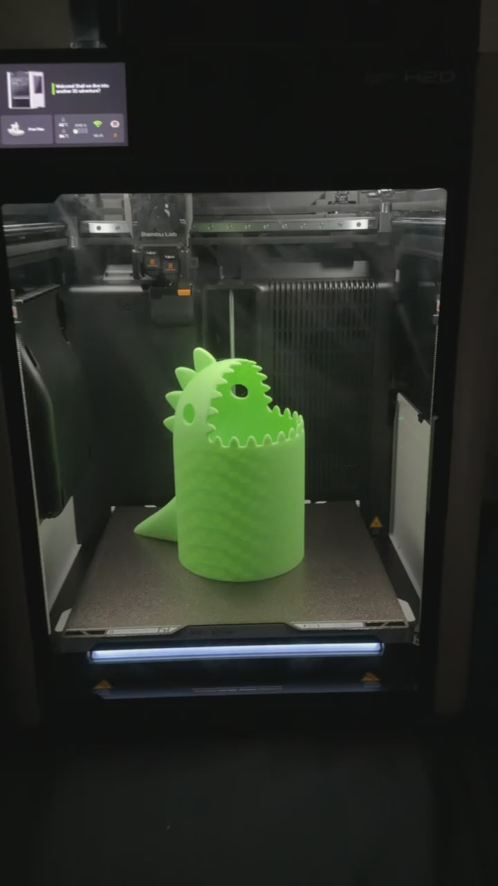 Dino dinosaur trash can bin
