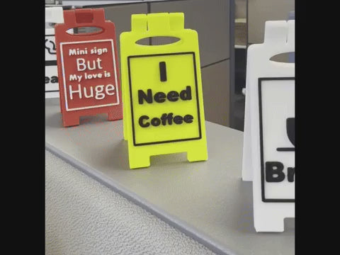 Mini funny signs