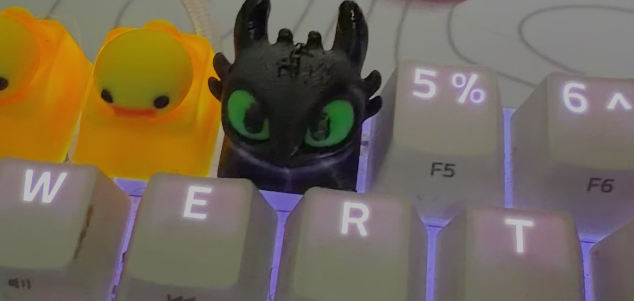 Night Fury Mechanical Keyboard Keycap
