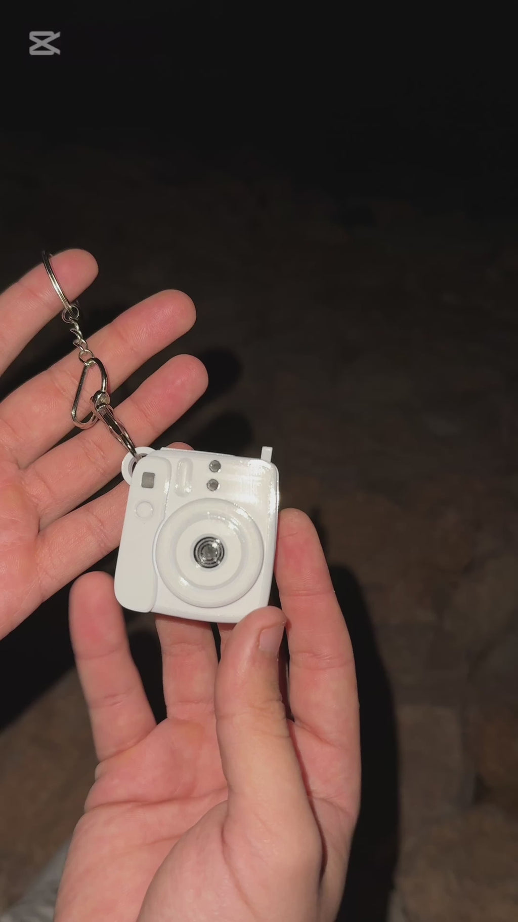 Polaroid Camera Keychain - Button Edition