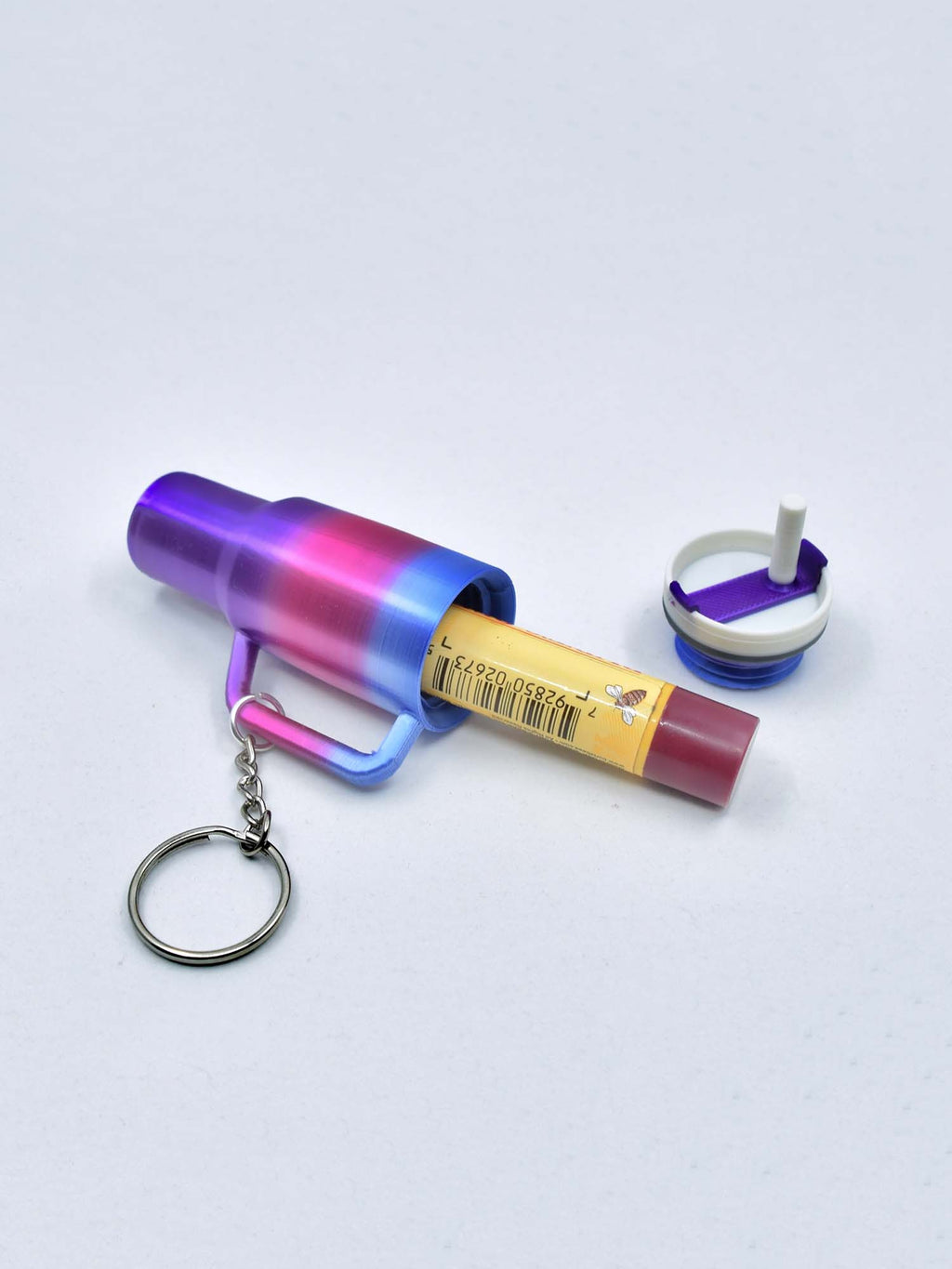 Stanley Cup Chapstick Holder keychain
