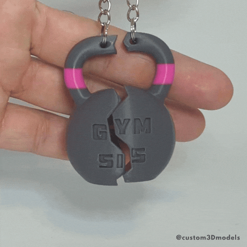 GYM BRO keychain