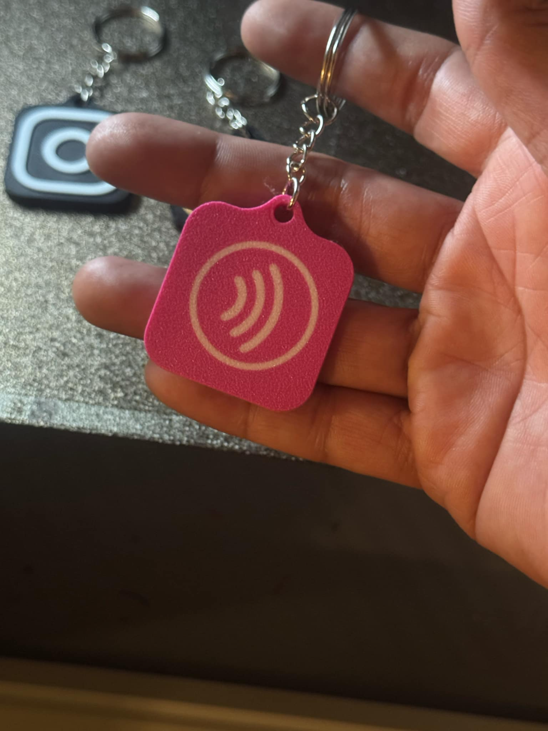 nfc keychain customizable