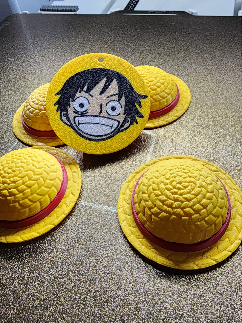 one piece luffy keychain