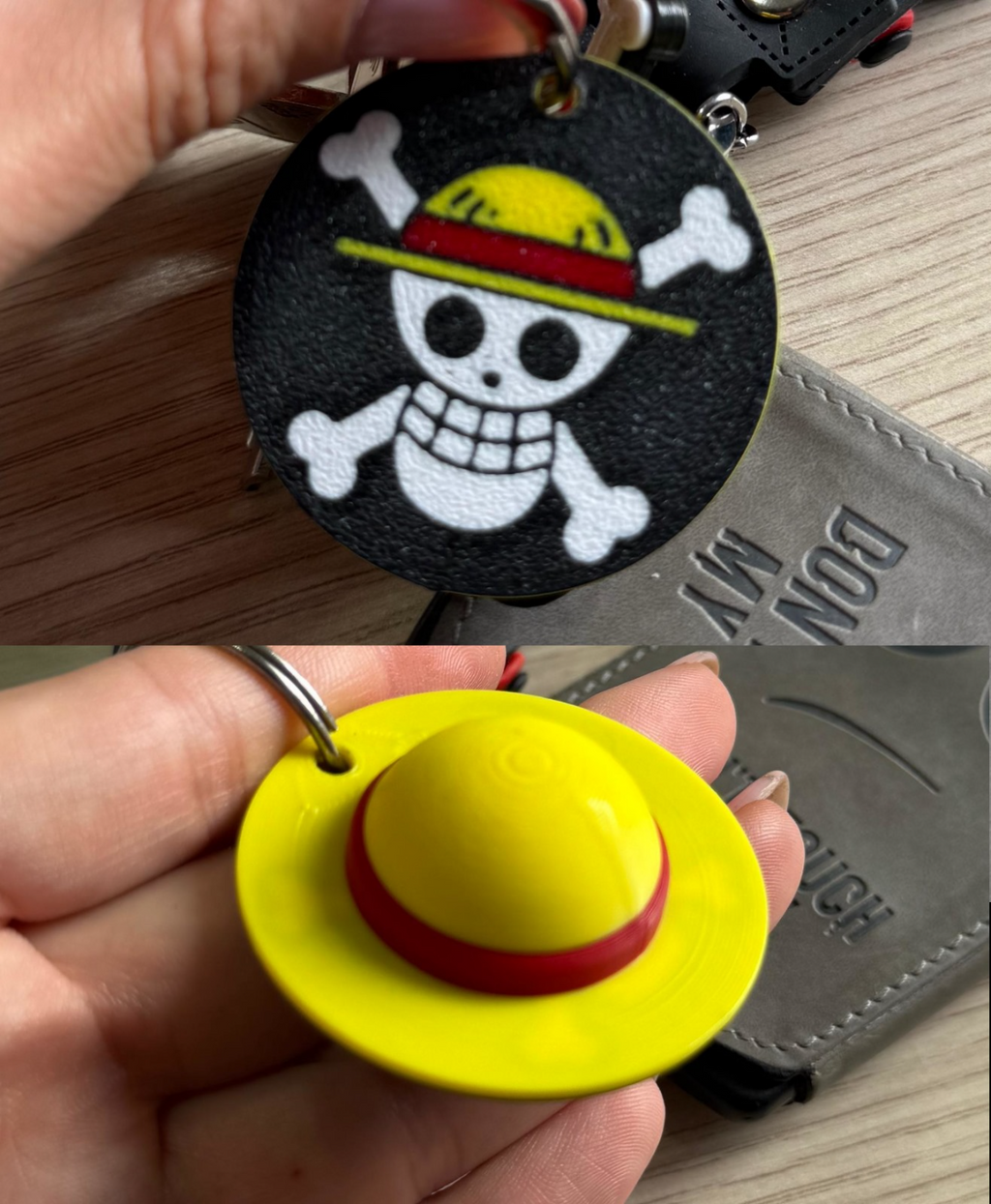 one piece luffy keychain