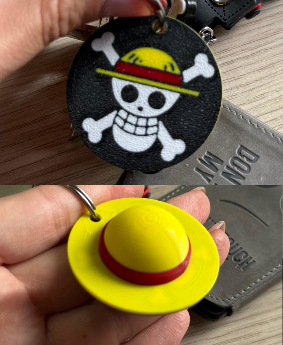 one piece luffy keychain