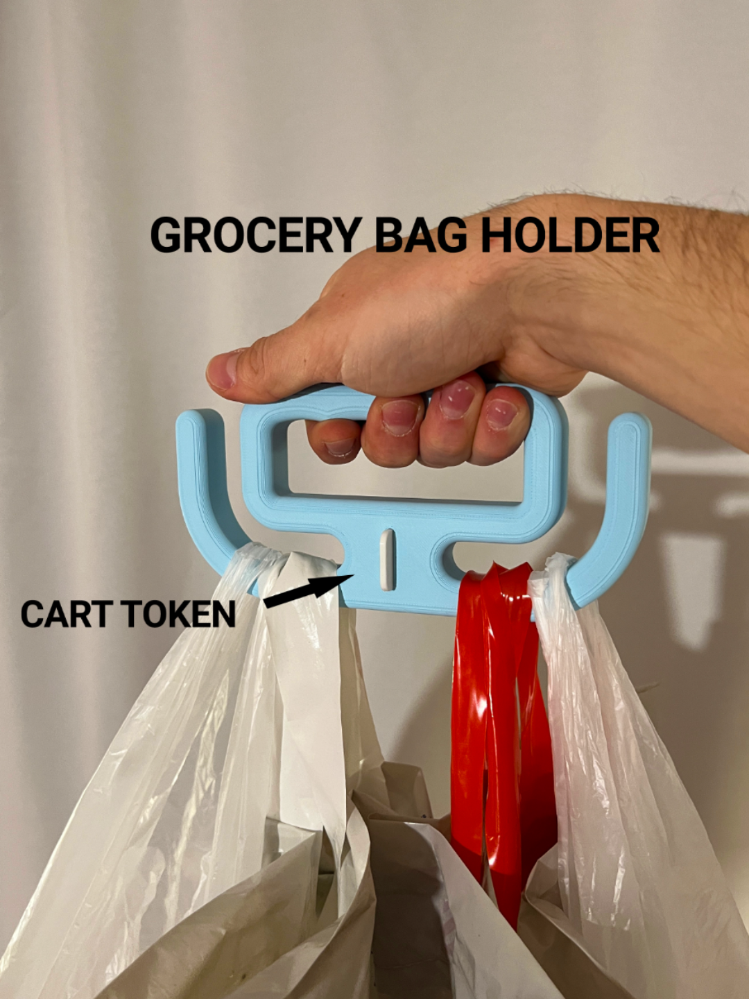 grocery bag carrier helper