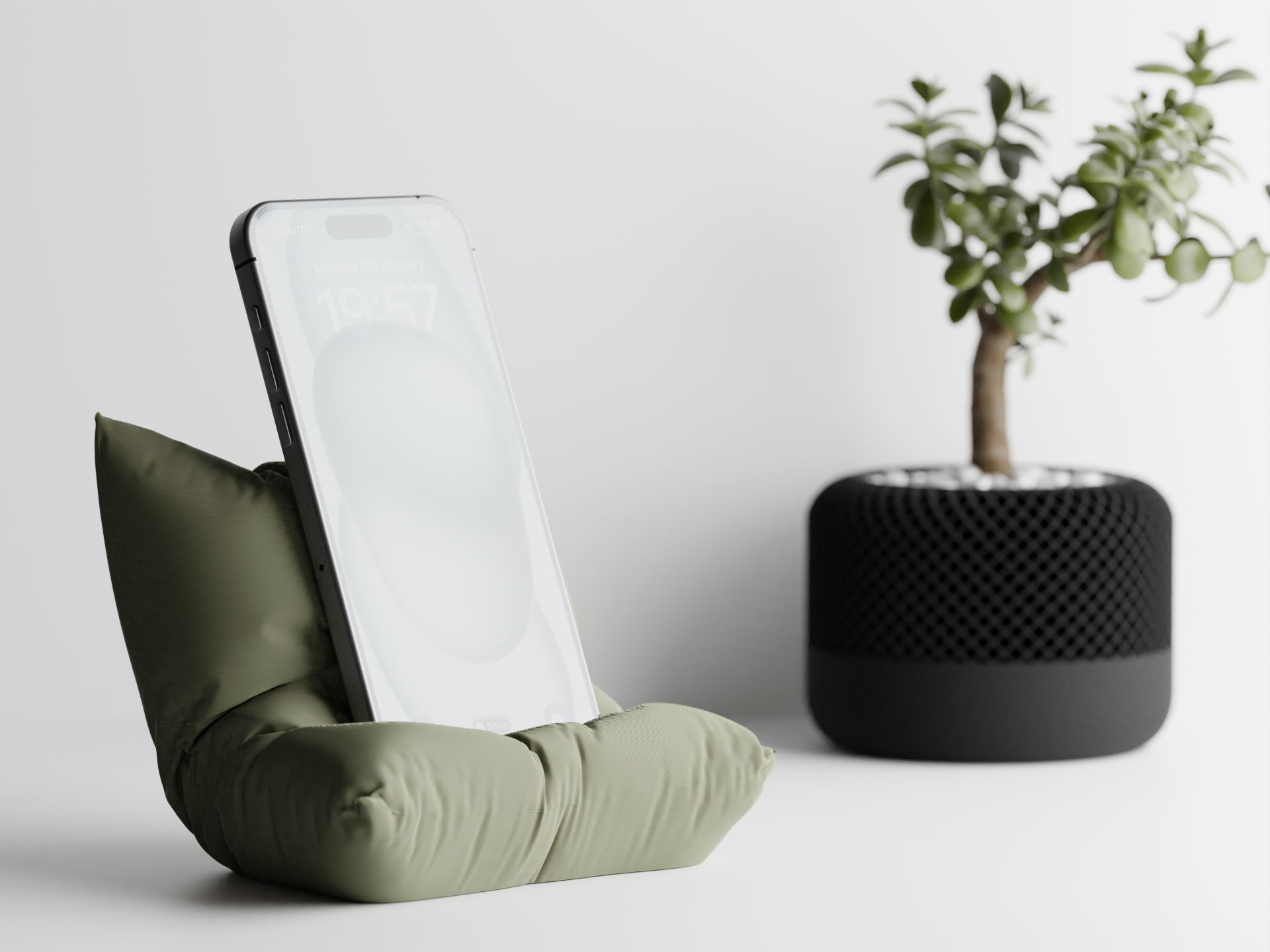 pillow phone holder