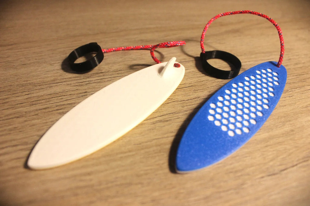 Finger surf board