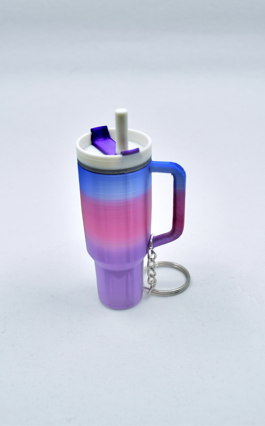 Stanley Cup Chapstick Holder keychain