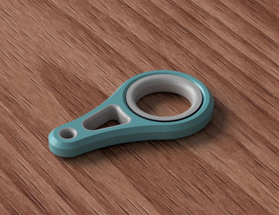 Spinner keychain
