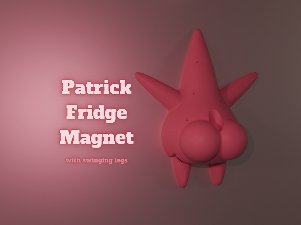 Patrick Star Holder Magnet