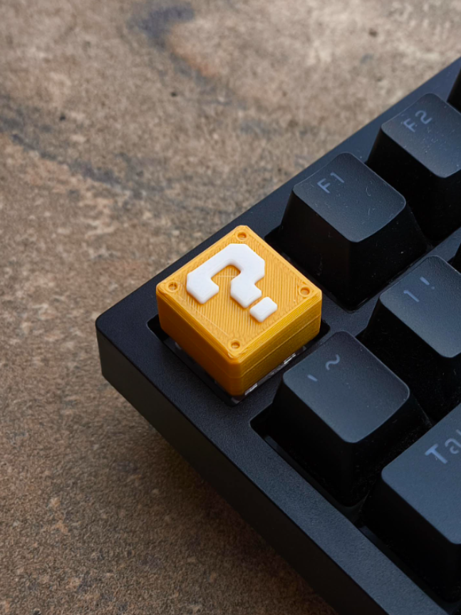 Super Mario Question Block Keycap