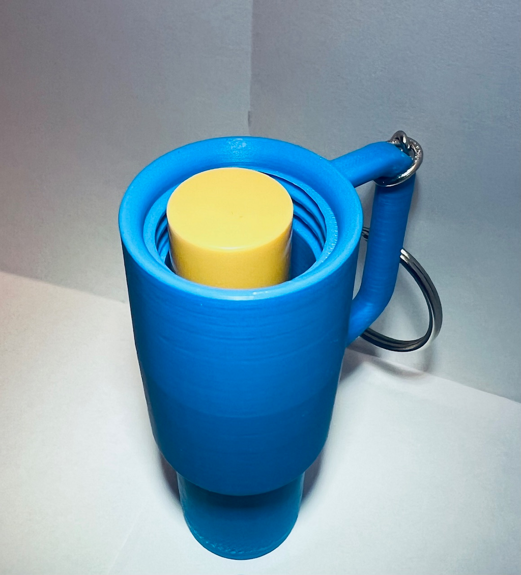 Stanley Cup Chapstick Holder keychain