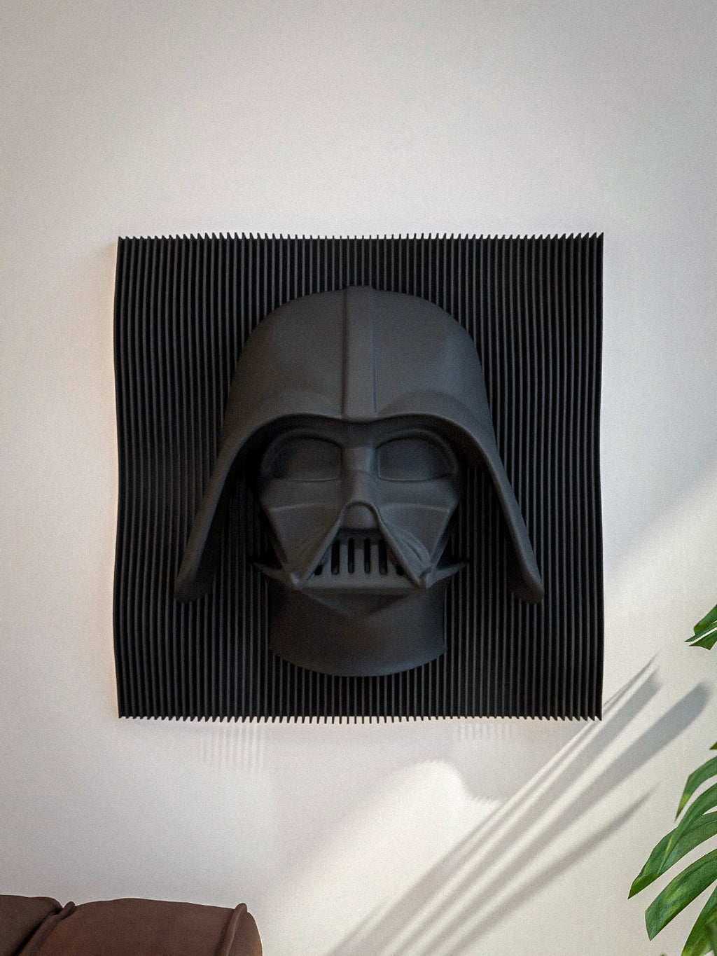 Darth vader layered wall art